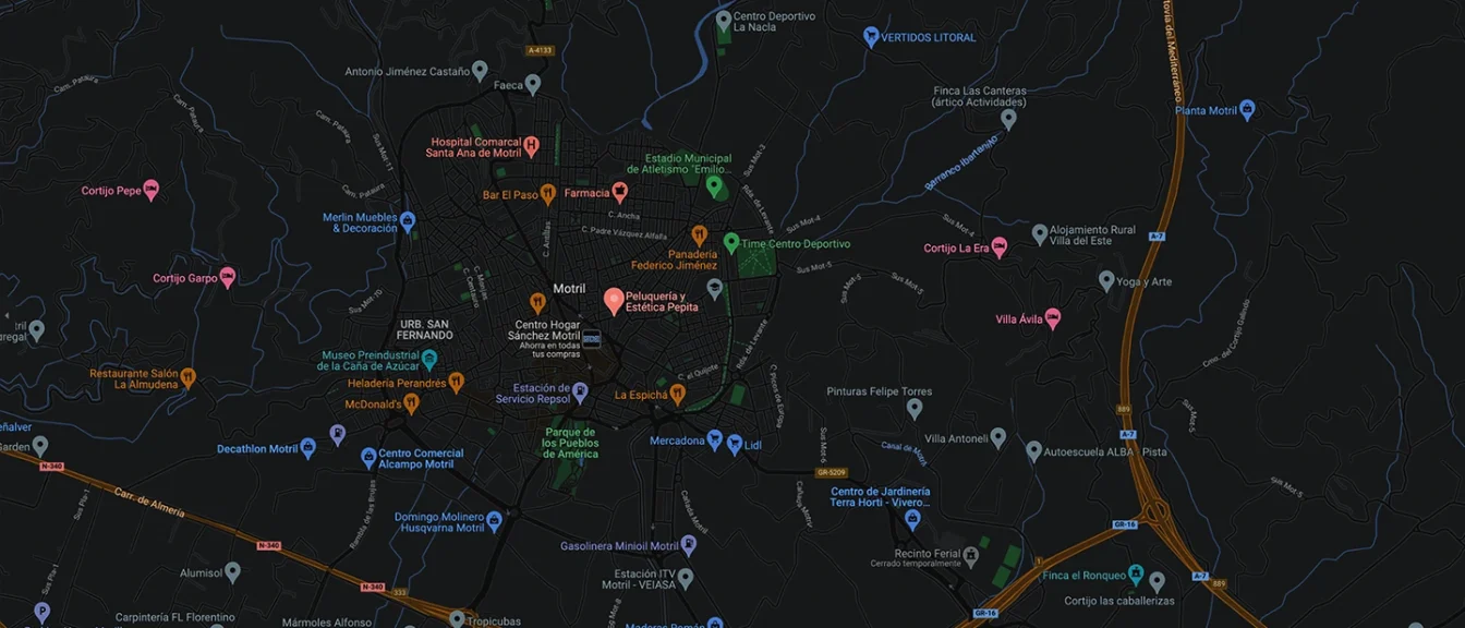Localización de Salón Amani en Google Maps
